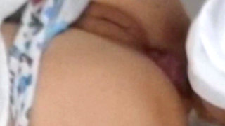 Girl for the First Time at the Gynecologist.