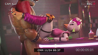 GLAMROCK CHICA - FNAF SECURITY BREACH (PORN COMPILATION)
