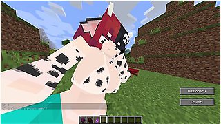 Sexy Cow Cosplay Ellie Xhatihentai Gameplay With Car Toon