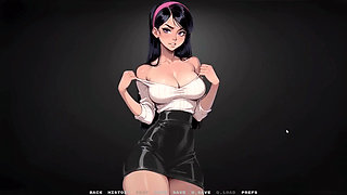 My New Girlfriend  Taboo Hentai Game  Ep.35 My GF Likes to Show Her Latex Panties to Older Man!