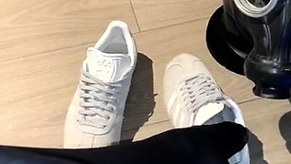 Webcam amateur tasha sky entertains a voyeurs foot fetish w