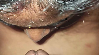 Step son pissing on step mom