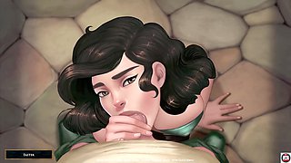 Cartoon adventures with nymphs and wild fantasies