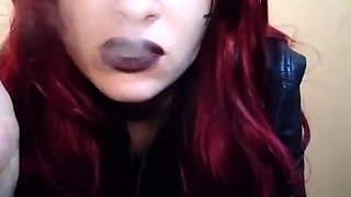 Goddess Marlena - Goth Smoking Milf