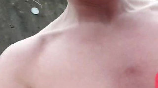 Xmass Squirt with Glas Dildo