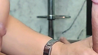 Latina Wife MILF POV in Sexy Pajamas Handjob with Ass Play, Pussy Ride and Cumshot in Mouth