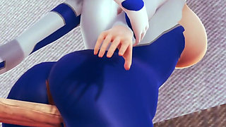 Invisible Woman Is Getting Fucked with Elastic Dick. Parody