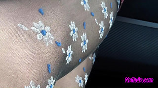 In the Car Playing with My Husband