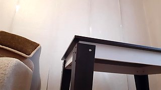 I Filmed My Stepmom Masturbating on the Tip of the Table and Cumming 4 Times - Lesbian-illusion