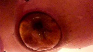 Horny amateur couple close up anal on webcam