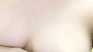 Amateur young teen solo masturbation on her livingroom