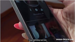 Mary Rider In Hot Italian Mature Milf Dominates Young Guy With Words, So That He Cums Fast