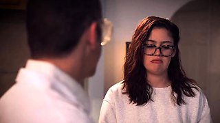 Ellie Nova's Taboo Stepfamily Kiss Turns into Rough