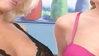 She Likes Pussies Scene - 1 Blonde Lesbian MILF Couple with Big Tits Having Sex with Dildos