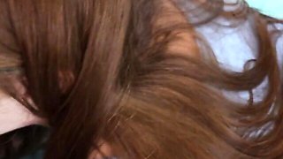 Pussy licking scene with adroit Eve Bardot from Family Strokes