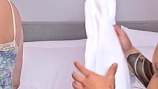 I Arrive Soaked From the Rain but My Stepson Makes Me Even Wetter with His Cum - Monique Fuentes & Zack Whiter