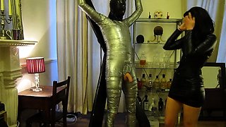 Amateur fetish BDSM action with redhead