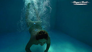 All Natural MILF Julia North Underwater Anal in the Pool
