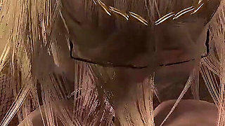 Sex with a Geeky Angel Girl Sucks Dick