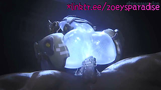 Cyborg girl gets fucked by a BBC