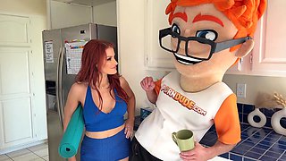 I Made Elise London Gape & Spunk on Knockers with Big Penis