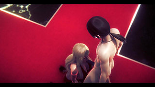 Hentai Uncensored - Nataly Handjob and Blowjob - Japanese Asian Manga Anime Game Porn