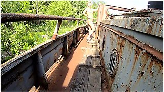 Nudism On An Abandoned Ship