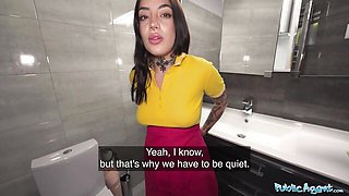 Glamorous Martin Gun and Tabatha Lust at pizza girl video