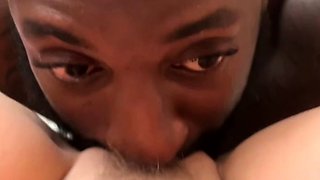 Shaved pussy MILF blowjob and fucking POV