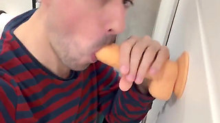 Sexy Stepdaddy Riding Dildo