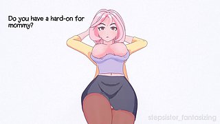 My stepmom gives me a hand with nofap challenges