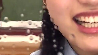 Two Japanese Girls, Mio Shinozaki and Himari Ogawa, Spit on You and Blow Their Bad Breath in Your Face