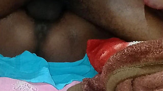 Desi Wife's Pussy Was Torn Apart at Night with Her Legs up and Blue Panties Aside - Payal Wali Tight Pussy Hindi Audio