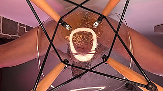 Golden Shower Glasss Chair