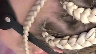 Slave Used Defenseless on Sybian and Throat