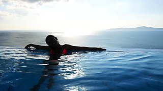 Bubble butt Thai GF first time anal fuck