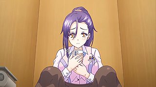 Asian babe Nexcze11 shows off her big boobs in hentai style