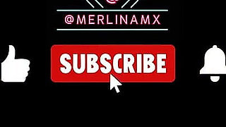 Merlinamx - Big-breasted woman masturbating until she orgasms and touching her breasts in her room