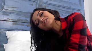 A Dark Haired German Beauty Loves Eating Cum - Super Sexy