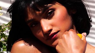 Beautiful Asian girl passion posing