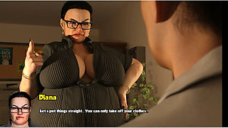 Area 69 - Gameplay - Roleplay - Diana Story - BBW Principal Loves to Fuck Her Student