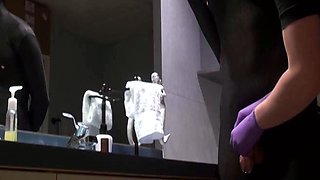 Femdom fetish humiliation slut handjob and fuck