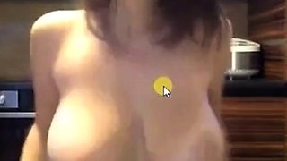 Big-Titted 18-YO Has a Beautiful Orgasm on Webcam