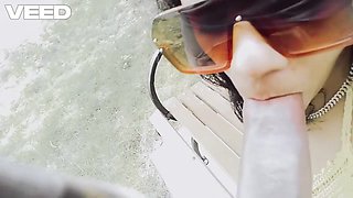 Jamaican Vacation Blowjob Outside Island Public Beach Sucking Dick