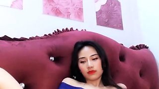 Close up POV of teen sucking cock