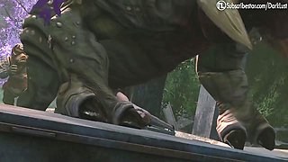 Cartoon 3d teen rough fantasy sex