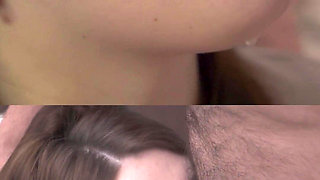 Sh Blowjob, Super Close-up, Cum in Mouth