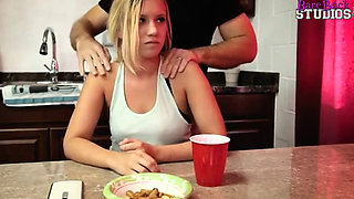 Stepdaughter Bailey Must Pay Her Stepdad For Phone Bills with Sex