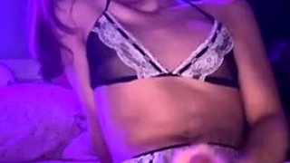 Small tits shemale bonked by 2 horny guys