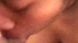 Indonesian Girl Open Her Mouth for Cumshot